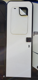 RV Entry Door window cover